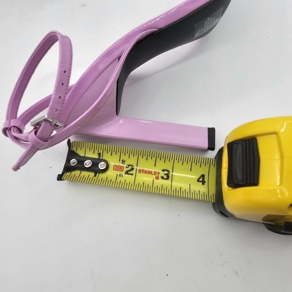 Marc Fisher Arthur Heeled Sandals Square Toe Ankle Strap Medium Purple Size 8 - Picture 11 of 14